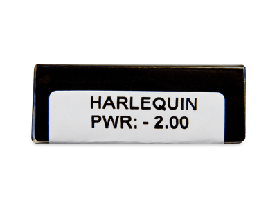 CRAZY LENS - Harlequin - lentile zilnice cu dioptrie (2 lentile) - Parametrii lentilei