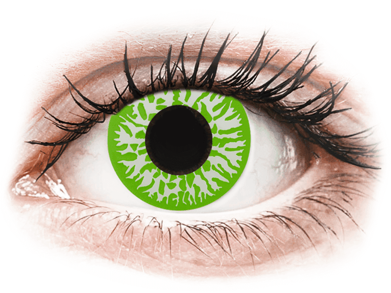 Lentile de contact colorate CRAZY LENS - Joker - lentile zilnice cu dioptrie (2 lentile)