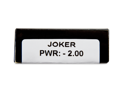 CRAZY LENS - Joker - lentile zilnice cu dioptrie (2 lentile) - Parametrii lentilei