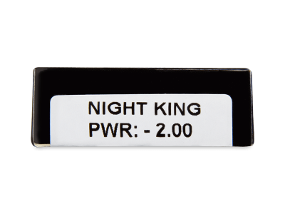 CRAZY LENS - Night King - lentile zilnice cu dioptrie (2 lentile) - Parametrii lentilei
