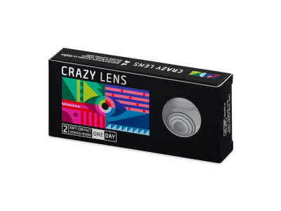 CRAZY LENS - Rinnegan - lentile zilnice cu dioptrie (2 lentile) - Lentile de contact colorate