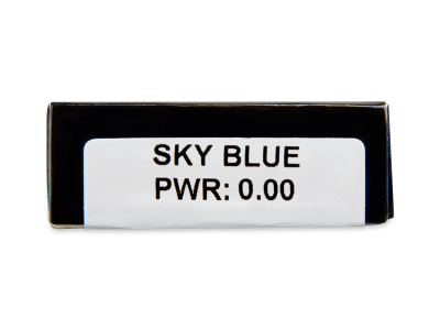 CRAZY LENS - Sky Blue - lentile zilnice fără dioptrie (2 lentile) - Parametrii lentilei