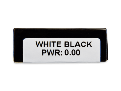 CRAZY LENS - White Black - lentile zilnice fără dioptrie (2 lentile) - Parametrii lentilei