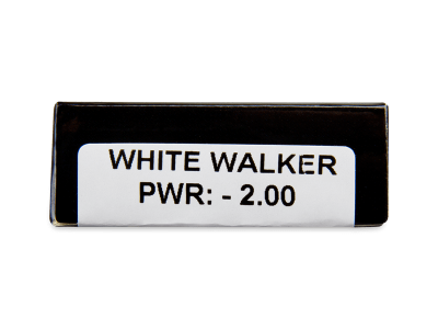CRAZY LENS - White Walker - lentile zilnice cu dioptrie (2 lentile) - Parametrii lentilei