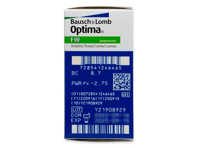 Optima FW (4 lentile) - Parametrii lentilei