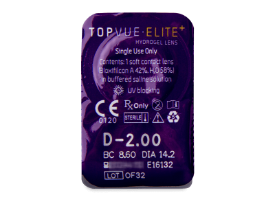 TopVue Elite+ (30 lentile) - Vizualizare ambalaj