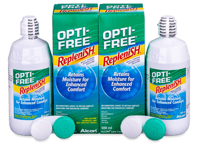 Soluție Opti-Free RepleniSH 2 x 300 ml - Economy duo pack- solution