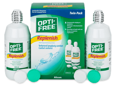 Soluție Opti-Free RepleniSH 2 x 300 ml - Economy duo pack- solution