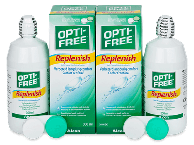 Soluție Opti-Free RepleniSH 2 x 300 ml - Produsul este disponibil și în acest pachet