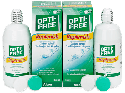 Soluție Opti-Free RepleniSH 2 x 300 ml - Produsul este disponibil și în acest pachet