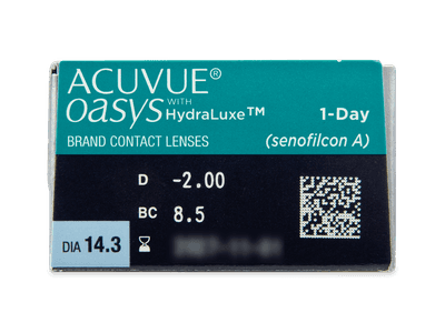 Acuvue Oasys 1-Day with Hydraluxe (30 lentile) - Parametrii lentilei