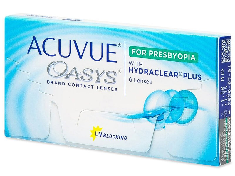 Lentile de contact bi-saptamanale Johnson & Johnson Acuvue Oasys for Presbyopia (6 lentile)