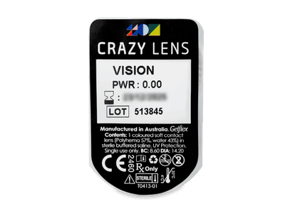 CRAZY LENS - Vision - lentile zilnice fără dioptrie (2 lentile) - Vizualizare ambalaj