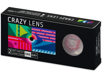 CRAZY LENS - Atom Bomb - lentile zilnice fără dioptrie (2 lentile)