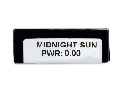 CRAZY LENS - Midnight Sun - lentile zilnice fără dioptrie (2 lentile) - Parametrii lentilei