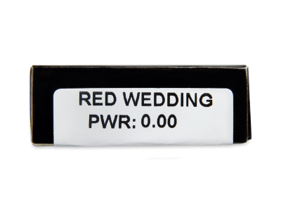CRAZY LENS - Red Wedding - lentile zilnice fără dioptrie (2 lentile) - Parametrii lentilei