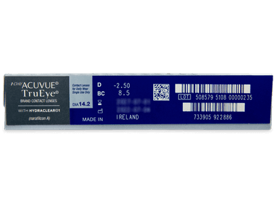 1 Day Acuvue TruEye (90 lentile) - Parametrii lentilei