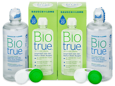 Soluție Biotrue 2 x 300 ml - Economy duo pack- solution