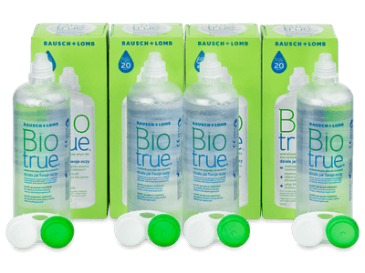 Soluție Biotrue 4 x 300 ml - Produsul este disponibil și în acest pachet