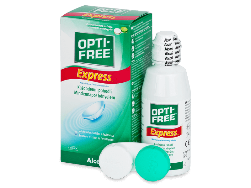 Soluție OPTI-FREE Express 120 ml Pachete avantajoase lentile de contact 2022
