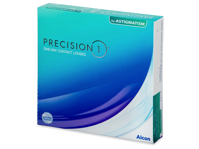 Lentile de contact zilnice Precision1 for Astigmatism (90 lenses) Alcon imagine noua