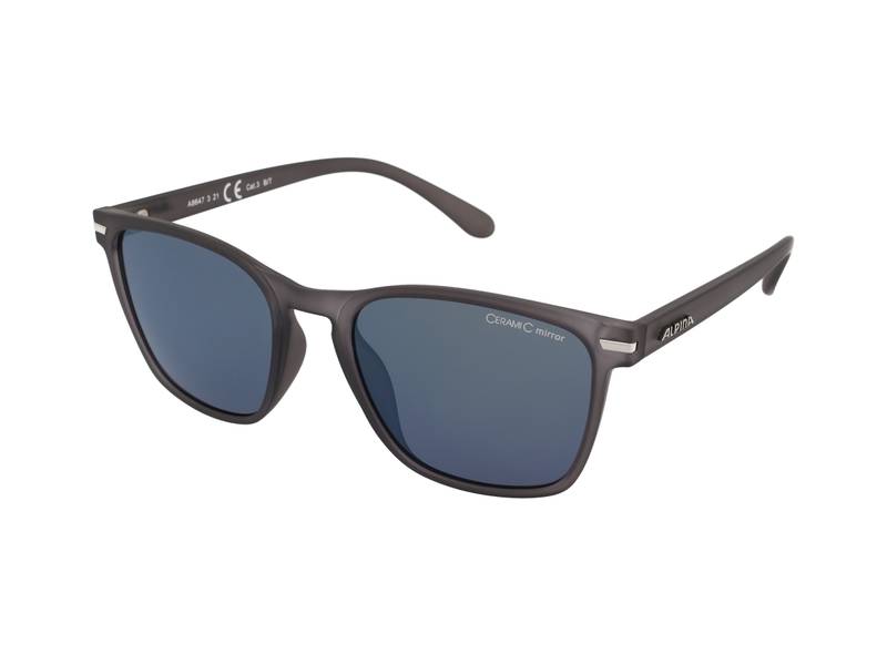 Ochelari de soare Alpina Yefe Grey Transparent Matt/Gold Mirror