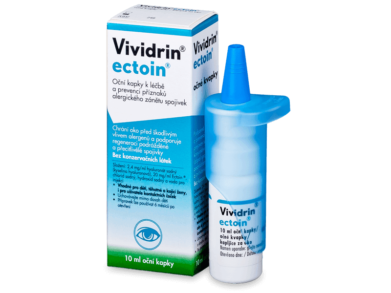 Picaturi de ochi Vividrin ectoin 10 ml Bausch and Lomb imagine noua