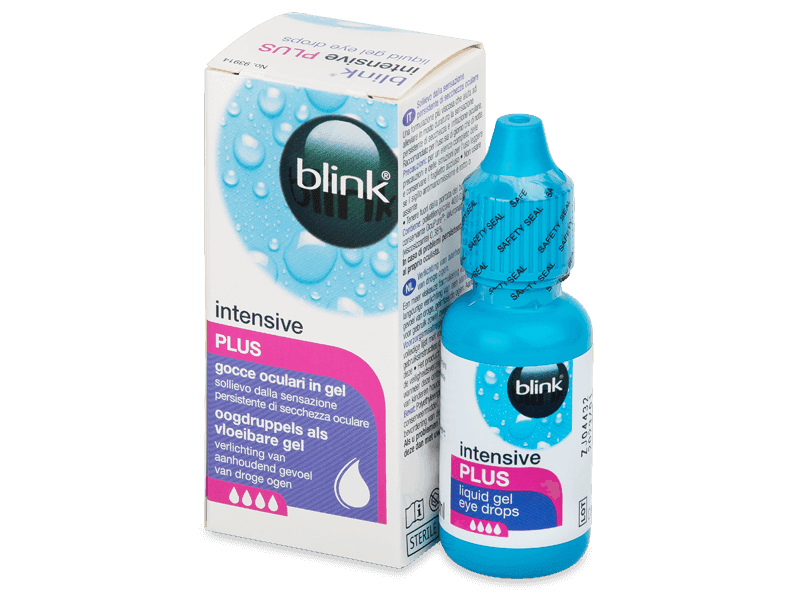 Picaturi de ochi Picături Blink intensive Plus Gel 10 ml