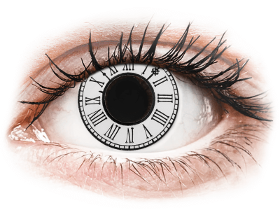 CRAZY LENS - Clock - plano daily (2 lenses) - Lentile de contact colorate
