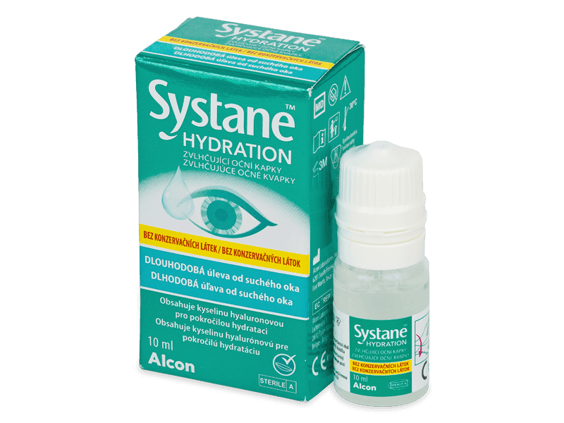 Picaturi de ochi Picături oftalmice fara conservanti Systane Hydration 10 ml (fara