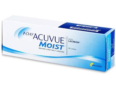 1 Day Acuvue Moist (30 lentile) - Lentile de contact de unică folosință