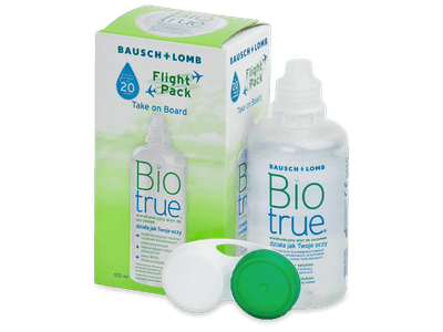 Soluție Biotrue Flight Pack 100 ml