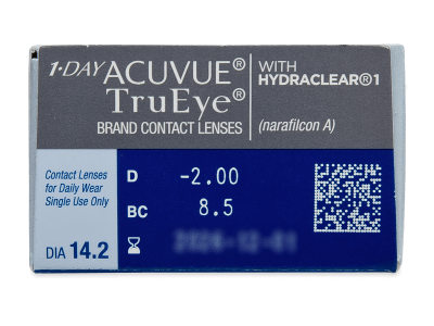 1 Day Acuvue TruEye (30 lentile) - Parametrii lentilei