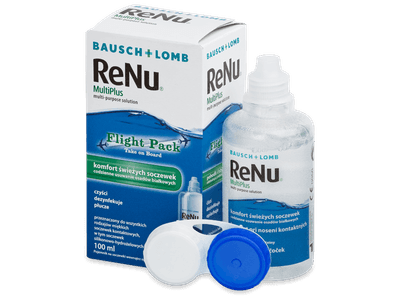 Soluție ReNu MultiPlus Flight Pack 100 ml 