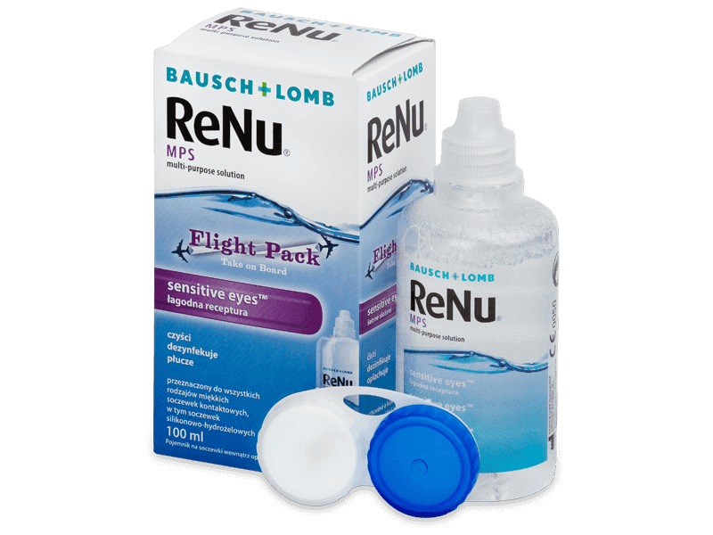 Solutii Soluție ReNu MPS Sensitive Eyes Flight pack 100 ml 100 imagine noua