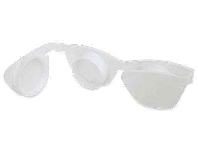 Suport pentru lentile OptiShades - alb 