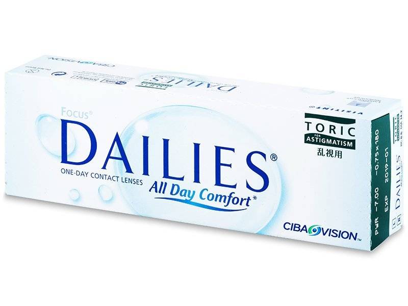 Focus dailies toric (30 lentile)
