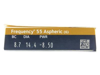 Frequency 55 Aspheric (6 lentile) - Parametrii lentilei