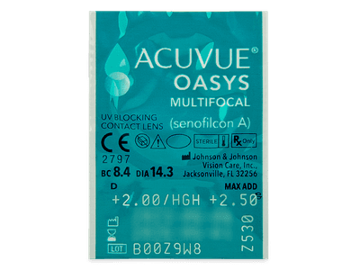 Acuvue Oasys Multifocal (6 lentile) - Vizualizare ambalaj