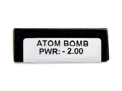 CRAZY LENS - Atom Bomb - lentile zilnice cu dioptrie (2 lentile) - Parametrii lentilei