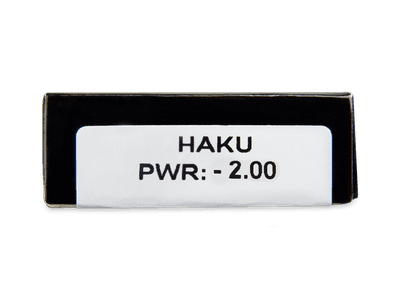 CRAZY LENS - Haku - lentile zilnice cu dioptrie (2 lentile) - Parametrii lentilei