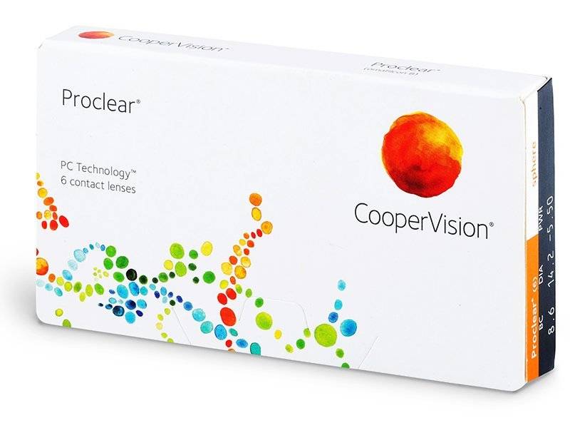 Lentile de contact lunare Proclear Sphere (6 lentile) CooperVision imagine 2022