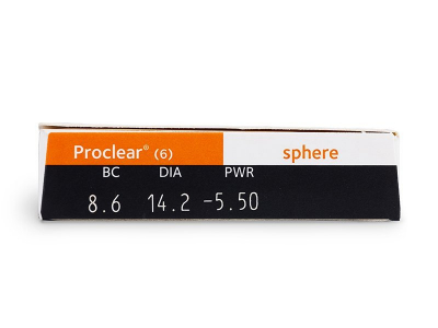 Proclear  Sphere (3 lentile) - Parametrii lentilei