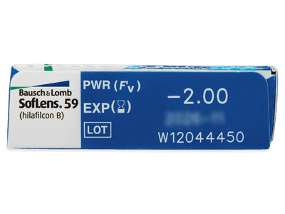 SofLens 59 (6 lentile) - Parametrii lentilei