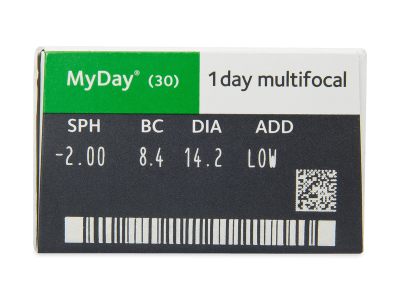 MyDay daily disposable multifocal (30 lentile) (30 lentile) - Parametrii lentilei