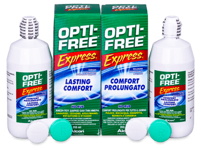 Soluție OPTI-FREE Express 2x 355 ml - Design-ul vechi