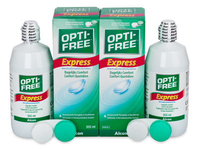 Soluție OPTI-FREE Express 2 x 355 ml  - Pachete speciale cu 2 soluții