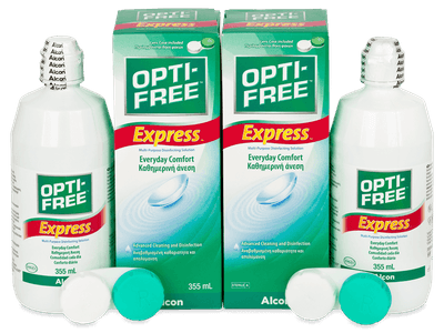Soluție OPTI-FREE Express 2x 355 ml - Pachete speciale cu 2 soluții