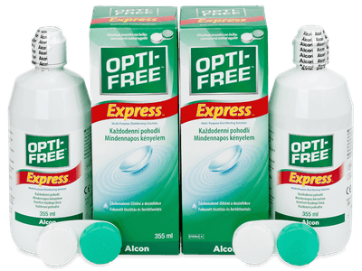 Soluție OPTI-FREE Express 2x 355 ml - Produsul este disponibil și în acest pachet