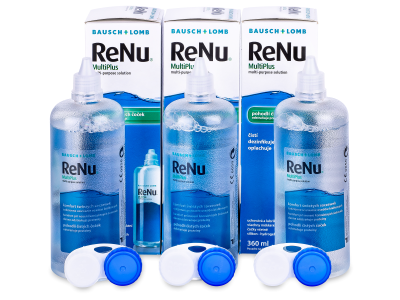 Soluție ReNu MultiPlus 3 x 360 ml